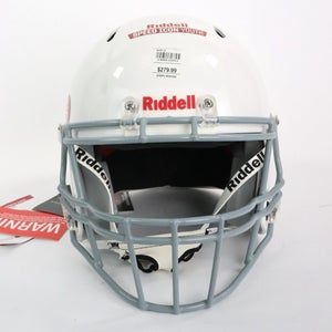 Riddell SPEED ICON YOUTH Small Football Helmet White NEW READ INV#7