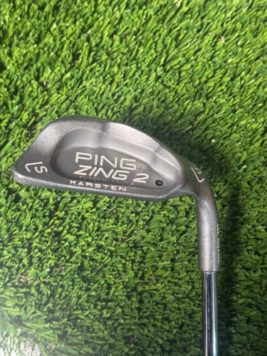 PING ZING 2 BLACK DOT LS LOB WEDGE JZ STIFF FLEX STEEL SHAFT 35.5" Right Handed