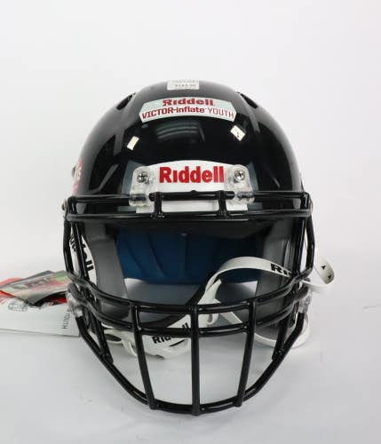 Riddell Victor Inflate Black YOUTH 2024 Football Helmet XXS/XS NEW READ INV#8