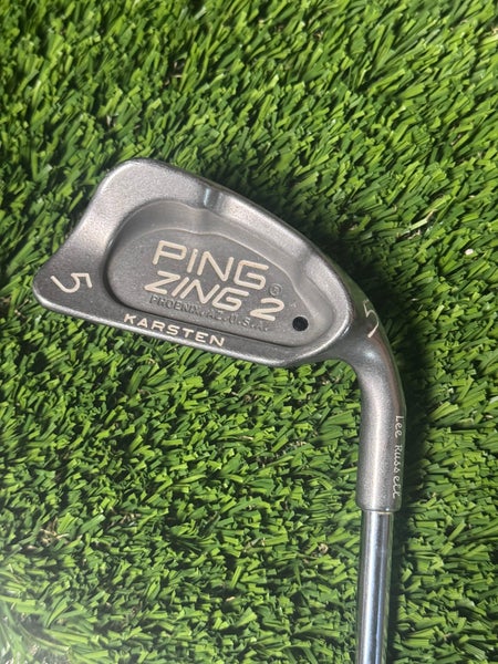 Ping Zing 2 Black Dot 5 Iron JZ Steel Shaft Stiff Flex Right Handed 38.5"