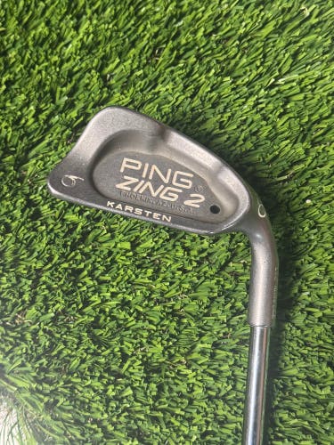 Ping Zing 2 6 Iron Black Dot JZ Steel Shaft Stiff Flex 37.5" Right Handed