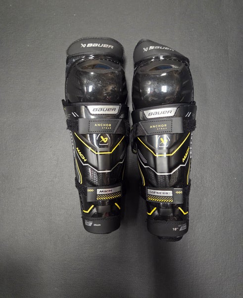 Brand new Bauer Supreme Mach Youth 10" Shin Guards
