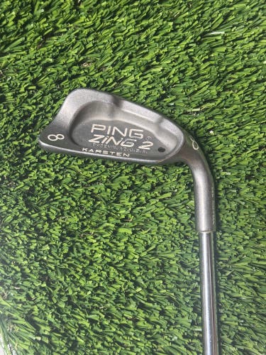 Ping Zing 2 Black Dot 8 Iron JZ Steel Shaft Stiff Flex Right Handed 36.5"