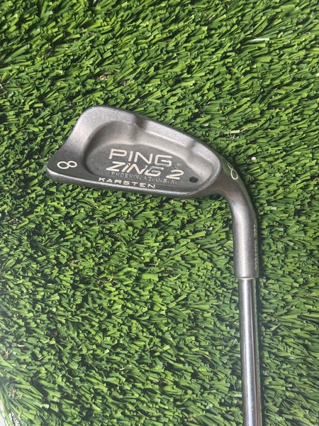 Ping Zing 2 Black Dot 8 Iron JZ Steel Shaft Stiff Flex Right Handed 36.5"