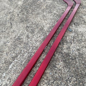 2 Pack Red Blackout Pro Stock Hockey Stick Grip P92 Left