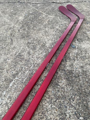 2 Pack Red Blackout Pro Stock Hockey Stick Grip P92 Left