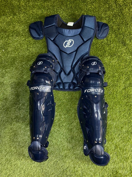 New Force3 Pro Catcher’s Gear Set Navy Adult