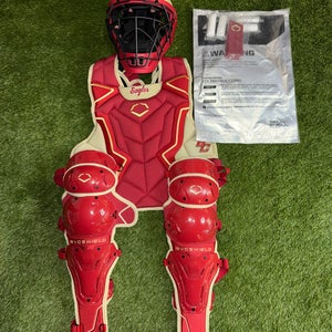 New EvoShield Catcher’s Gear Set Boston College Adult