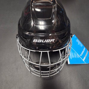 Brand New Bauer RE-AKT 90 Helmet Cage Combo Black Senior Large