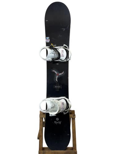 161cm Burton Infinite Ride Raven Snowboard W/ 540 Bindings
