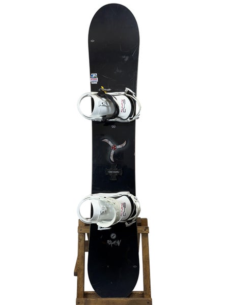 161cm Burton Infinite Ride Raven Snowboard W/ 540 Bindings