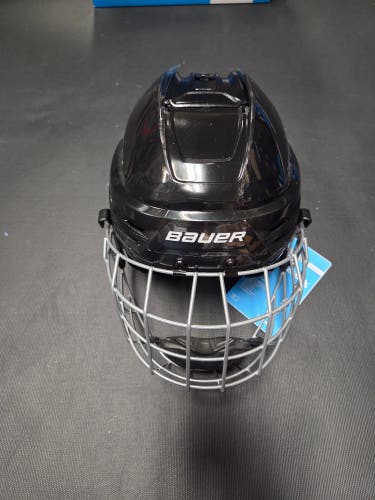 Brand New Bauer RE-AKT 90 Helmet Cage Combo Black Senior Medium