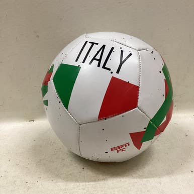 Used ITALY ESPN FC BALL All Size Soccer Ball White 5 11725-S000494744