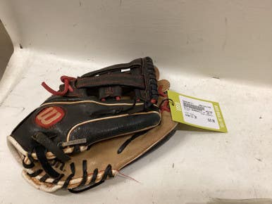 Used Wilson A04RB2211 BB/SB Glove RH Throw Black 11" 11725-S000496717