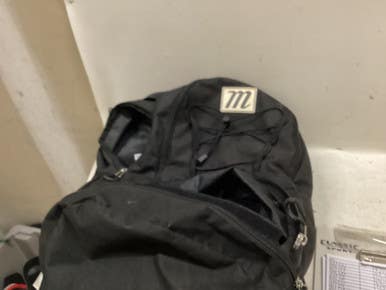 Used Marucci BACKPACK BB/SB Player Backpack Black 11725-S000496762