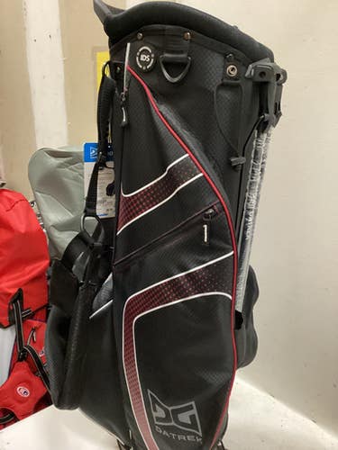 Used Datrek GO LITE 14 Mens Stand Bag Black And Red 11725-S000496829