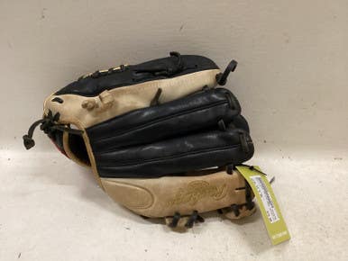 Used Rawlings EC150-2BW BB/SB Glove RH Throw Black And Tan 11 1/2" 11725-S000496860