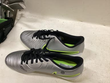 Used Nike LEGEND 10 CLUB FG/MG Soccer Cleats Chrome Senior 11.5 11725-S000496857