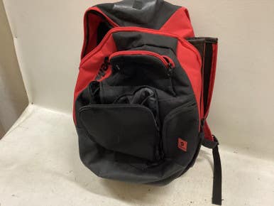 Used Demarini 2 BACKPACK BB/SB Player Backpack Black And Red 11725-S000496879