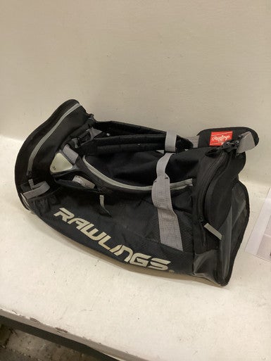 Used Rawlings BB DUFFEL BB/SB Player Carry Bag Black 11725-S000496886