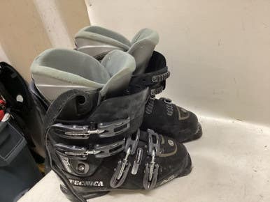 Used Tecnica 7X INNO TEO Boys DH Ski Boot Black 235 MP - J05.5 - W06.5 11725-S000496955