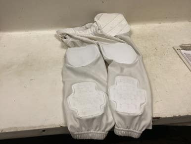 Used Under Armour Adult FB Integrated Pants White LG 11725-S000497001
