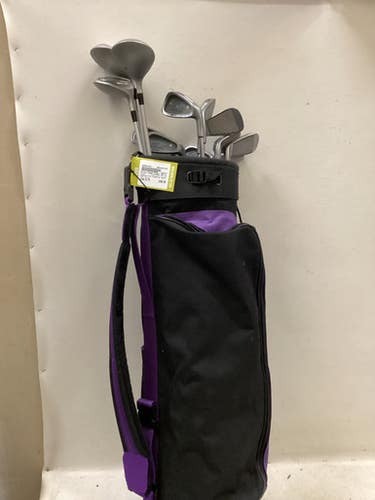 Used Wilson POWER SOURCE MID SIZE Womens Package Set RH Purple 13 Piece 11725-S000497027