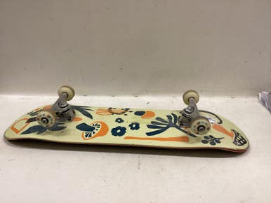 Used EH OK MUSHROOM SKATEBOARD Complete Skateboard Cream White 8 1/2" 11725-S000497083