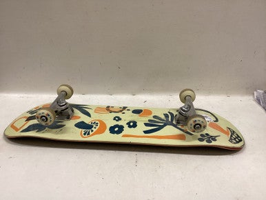 Used EH OK MUSHROOM SKATEBOARD Complete Skateboard Cream White 8 1/2" 11725-S000497083