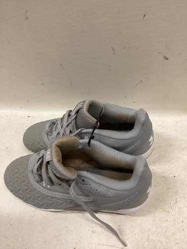 Used Under Armour BSBL BB/SB Cleats Grey Junior 02.5 11725-S000497086