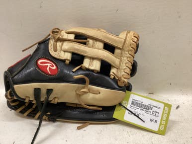 Used Rawlings GGE12HBCPT BB/SB Glove RH Throw Black And Tan 12" 11725-S000497110