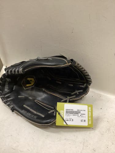 Used Franklin 22613-14 BB/SB Glove RH Throw Black 14" 11725-S000497088