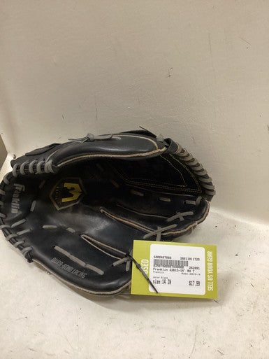 Used Franklin 22613-14 BB/SB Glove RH Throw Black 14" 11725-S000497088