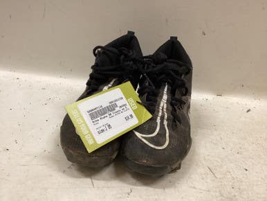 Used Nike ALPHA BB CLEATS BB/SB Cleats Black Junior 05 11725-S000497118