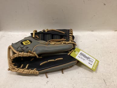 Used Wilson AO5RB21125 BB/SB Glove RH Throw Black And Grey 12 1/2" 11725-S000497109