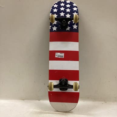 Used WHITE FANG USA Complete Skateboard Red Regular 11725-S000495432