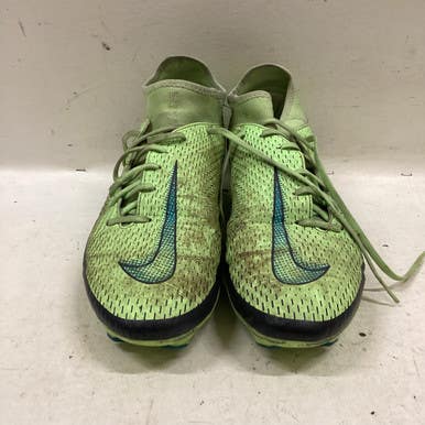Used Nike PHANTOM GT Soccer Cleats Neon Green Senior 10 11725-S000495494