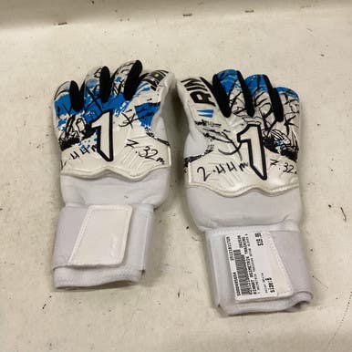Used RINNAT ASIMETRIK TRAINING SPINE GLOVES 8 Soccer Goalie Gloves White 8 11725-S000495654
