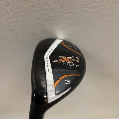 Used Callaway X2 HOT Mens Hybrid Club LH 3 Hybrid 11725-S000495682