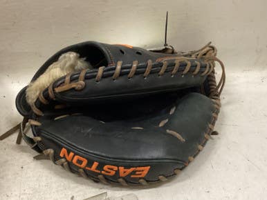 Used Easton H35 BB/SB Catchers RH Throw Black And Orange 33 1/2" 11725-S000497162