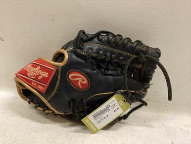 Used Rawlings R9205-4BG BB/SB Glove RH Throw Black 11 3/4" 11725-S000497170