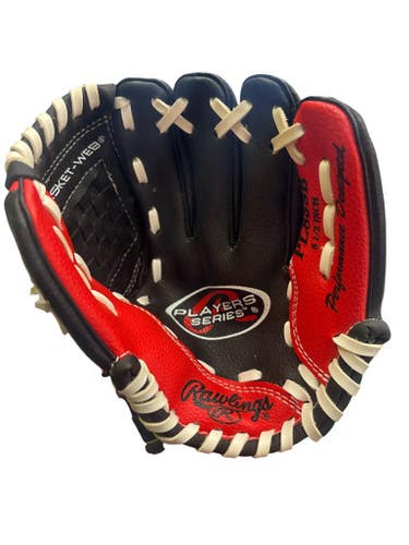 Used Rawlings PLAYERS SERIES BB/SB Glove T-ball Red 9 1/2" 11863-S000025094