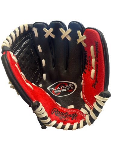 Used Rawlings PLAYERS SERIES BB/SB Glove T-ball Red 9 1/2" 11863-S000025094