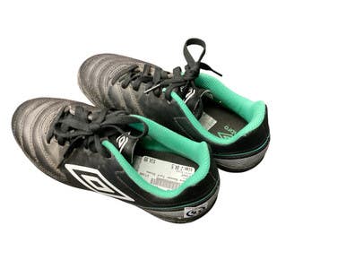 Used Umbro Soccer Turf Shoes Black Junior 04.5 11846-S000099449