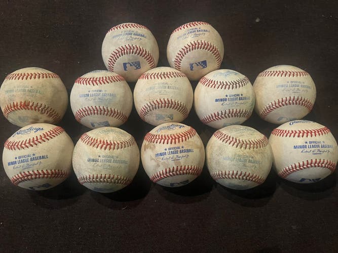 Rawlings Official Minor League Baseballs 12 Pack (1 Dozen) (Used) lot 3