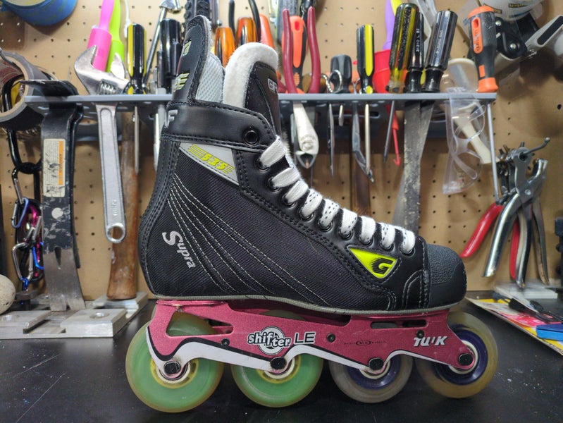 Graf Supra 535 Inline Roller Hockey Skates Regular Width Size 5 CUSTOM