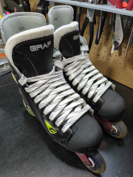 Graf Supra 535 Inline Roller Hockey Skates Regular Width Size 5 CUSTOM ...