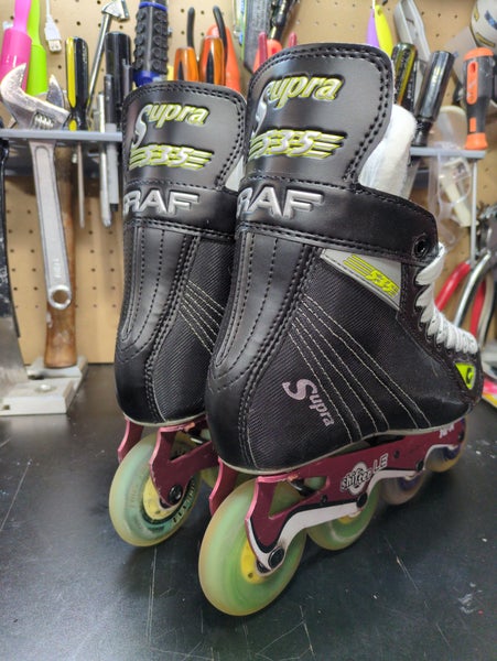 Graf Supra 535 Inline Roller Hockey Skates Regular Width Size 5 CUSTOM ...