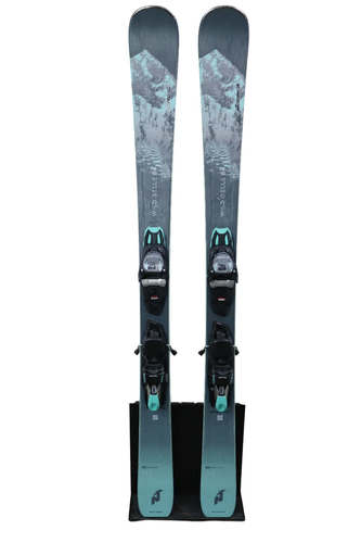 USED 2024 Nordica Wild Belle 84 Skis with TP2 Light 11 Bindings 144cm