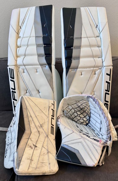 True Pro 35" +2 True px5 Goalie Leg Pads Glove & Blocker